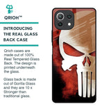 Red Skull Glass Case for Mi 11 Lite