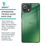 Green Grunge Texture Glass Case for Mi 11 Lite