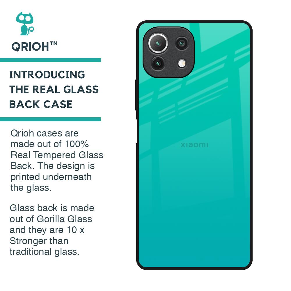 Cuba Blue Glass Case For Mi 11 Lite