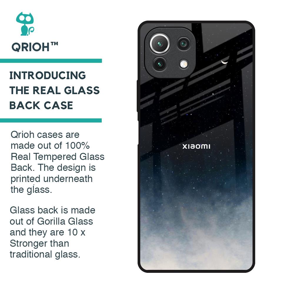 Aesthetic Sky Glass Case for Mi 11 Lite
