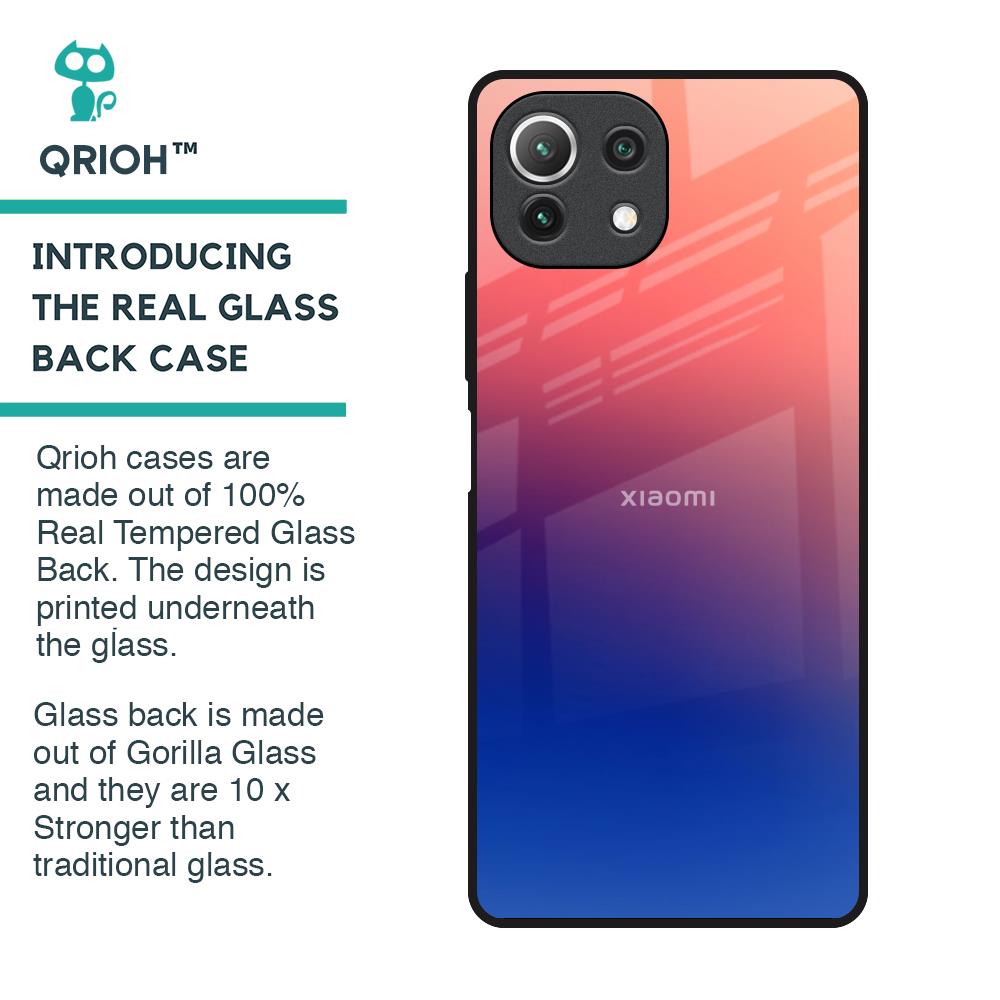 Dual Magical Tone Glass Case for Mi 11 Lite