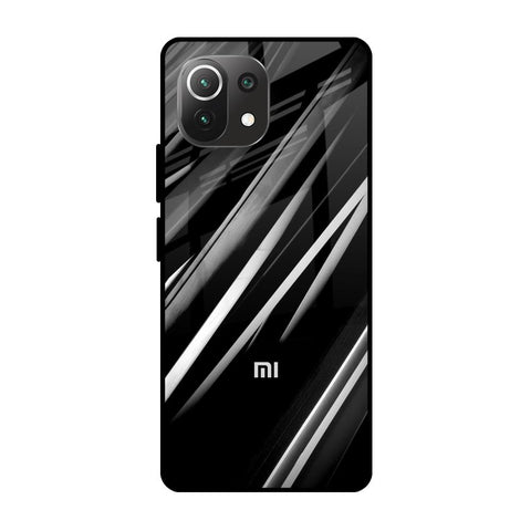 Black & Grey Gradient Mi 11 Lite Glass Cases & Covers Online