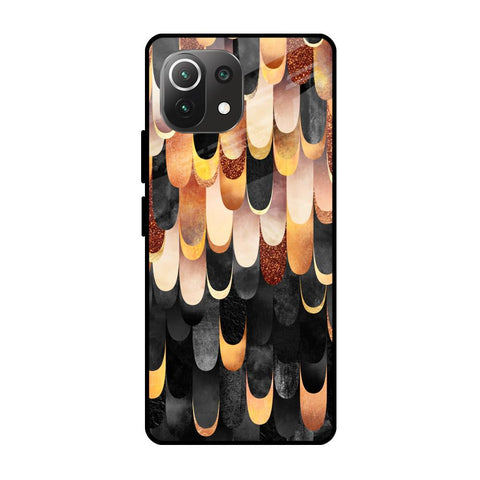 Bronze Abstract Mi 11 Lite Glass Cases & Covers Online