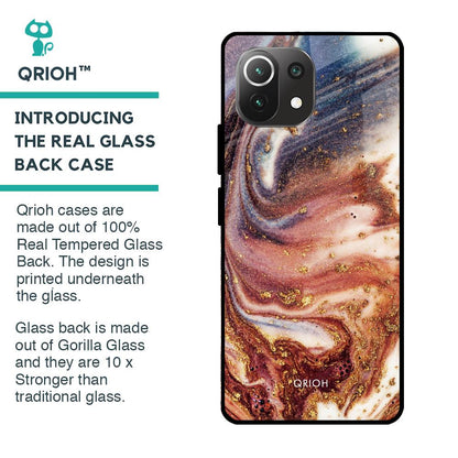 Exceptional Texture Glass Case for Mi 11 Lite