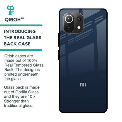 Overshadow Blue Glass Case For Mi 11 Lite