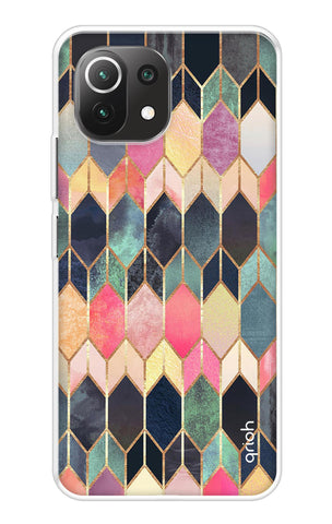 Shimmery Pattern Mi 11 Lite Back Cover