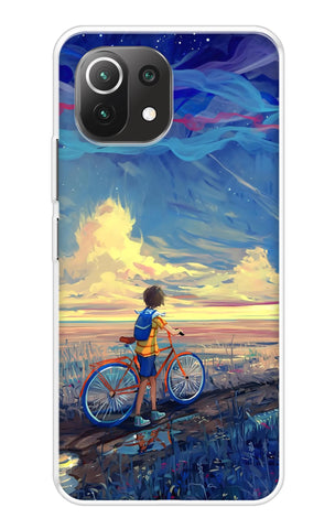 Riding Bicycle to Dreamland Mi 11 Lite Back Cover