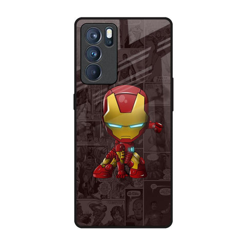 Angry Baby Super Hero Oppo Reno6 Pro Glass Back Cover Online
