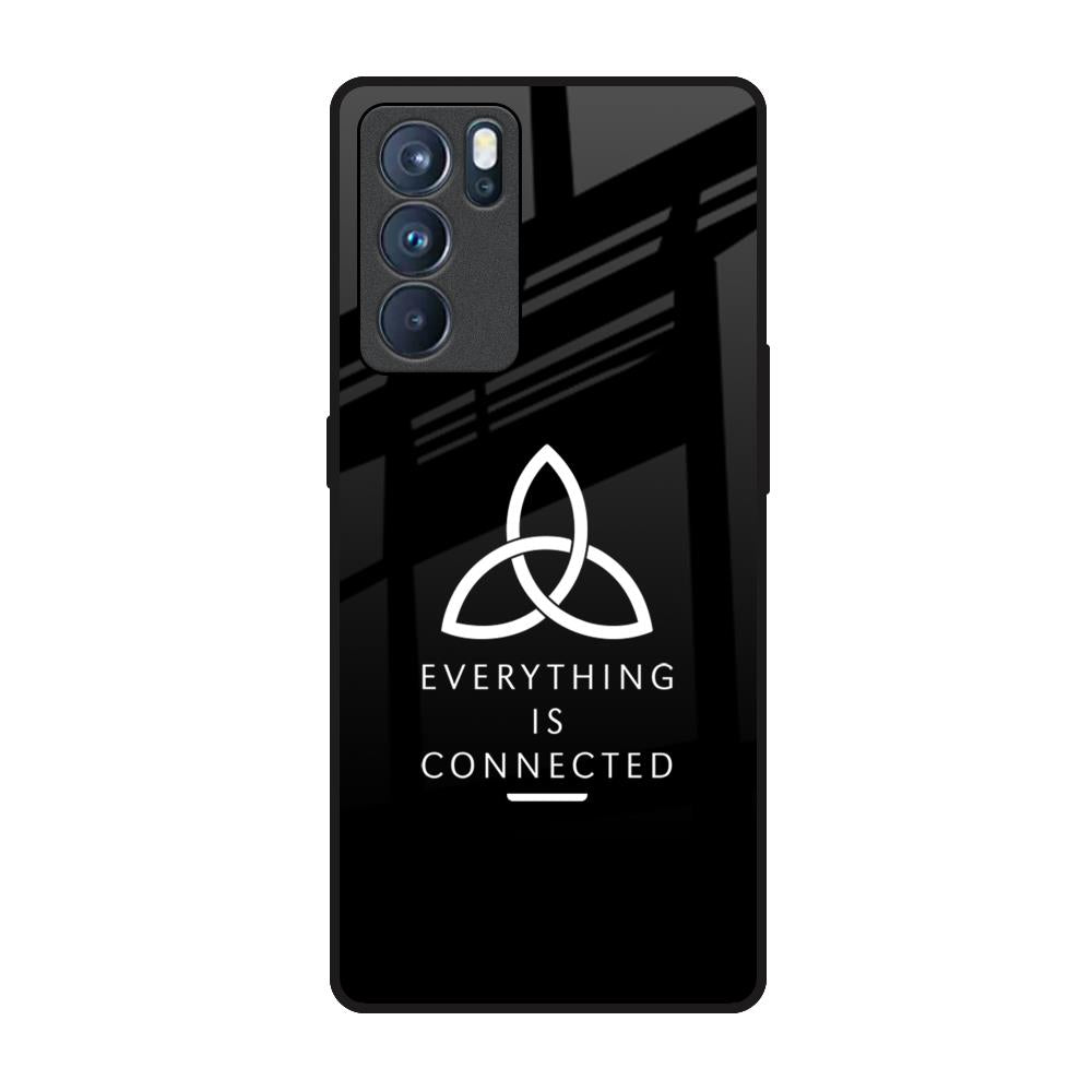 Everything Is Connected Oppo Reno6 Pro Glass Back Cover Online