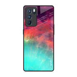 Colorful Aura Oppo Reno6 Pro Glass Back Cover Online