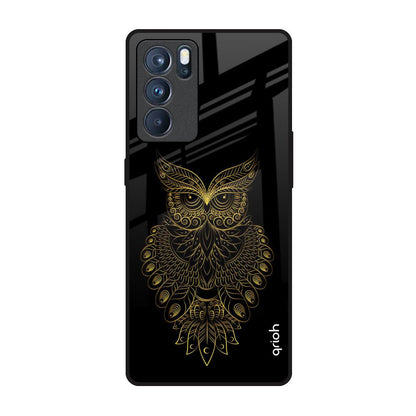 Golden Owl Oppo Reno6 Pro Glass Back Cover Online