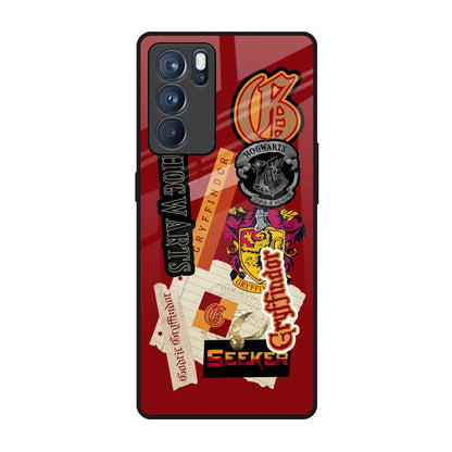 Gryffindor Oppo Reno6 Pro Glass Back Cover Online