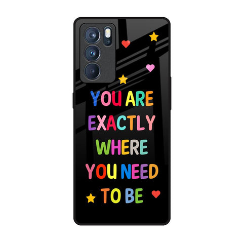 Magical Words Oppo Reno6 Pro Glass Back Cover Online