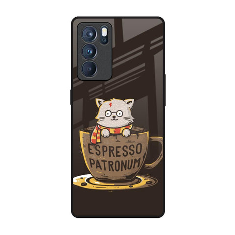 Tea With Kitty Oppo Reno6 Pro Glass Back Cover Online
