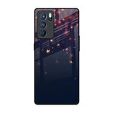 Falling Stars Oppo Reno6 Pro Glass Back Cover Online