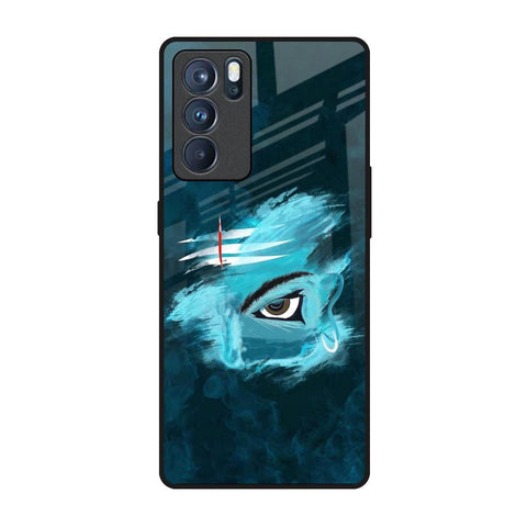 Power Of Trinetra Oppo Reno6 Pro Glass Back Cover Online
