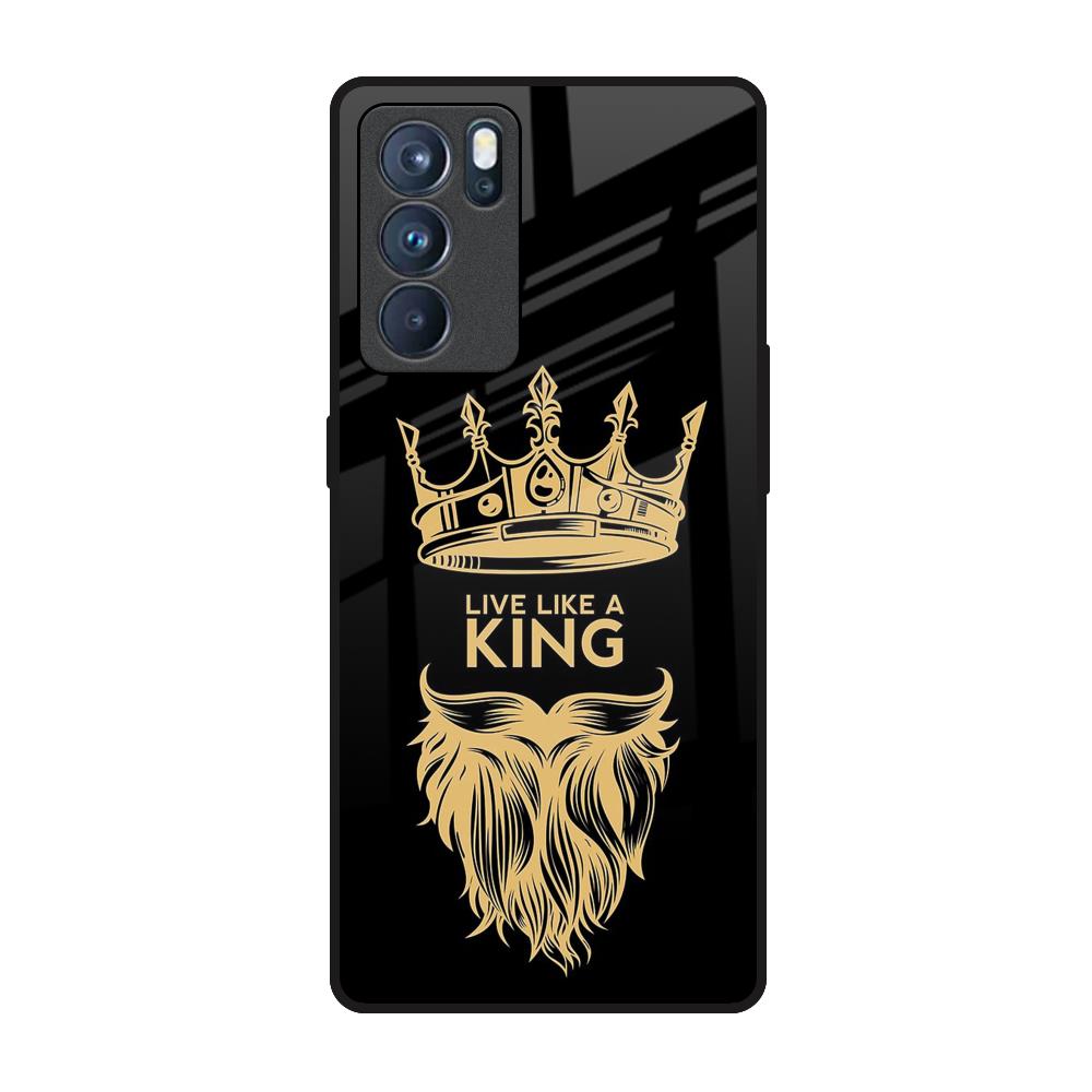 King Life Oppo Reno6 Pro Glass Back Cover Online