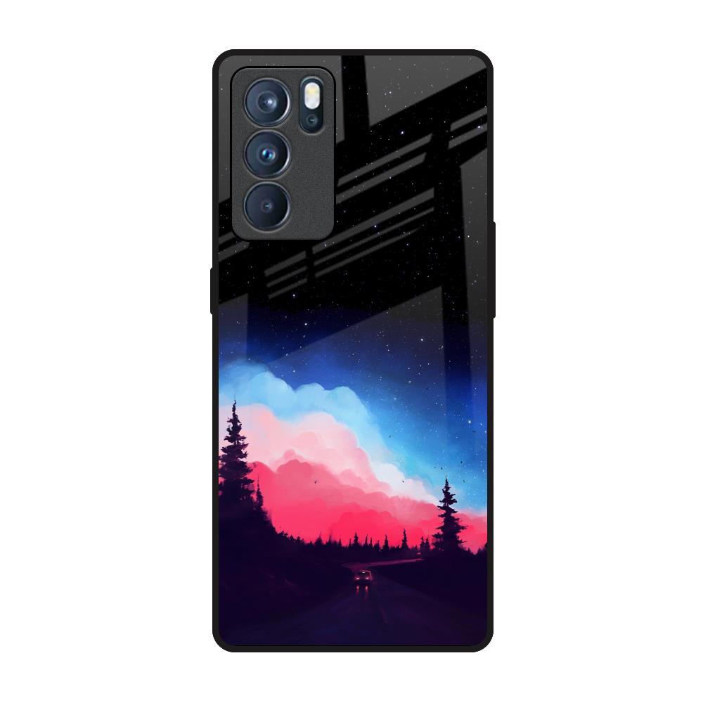 Drive In Dark Oppo Reno6 Pro Glass Back Cover Online