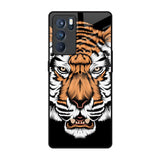 Angry Tiger Oppo Reno6 Pro Glass Back Cover Online