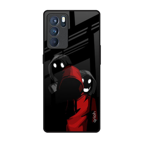 Shadow Character Oppo Reno6 Pro Glass Back Cover Online