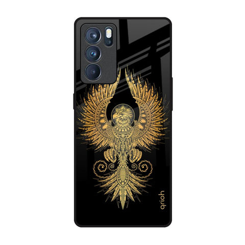 Mythical Phoenix Art Oppo Reno6 Pro Glass Back Cover Online