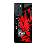 Red Vegeta Oppo Reno6 Pro Glass Back Cover Online