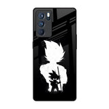 Monochrome Goku Oppo Reno6 Pro Glass Back Cover Online