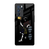 Luffy Line Art Oppo Reno6 Pro Glass Back Cover Online