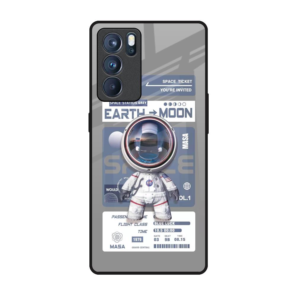 Space Flight Pass Oppo Reno6 Pro Glass Back Cover Online