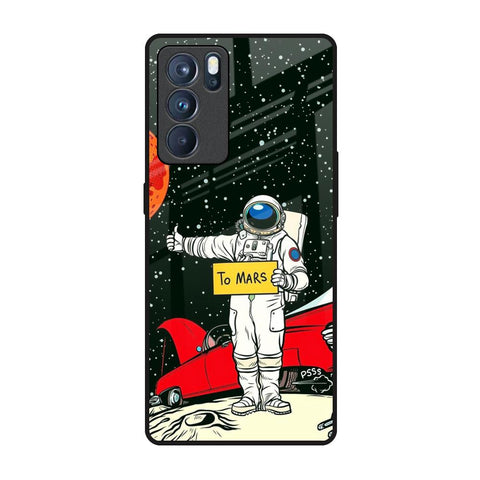 Astronaut on Mars Oppo Reno6 Pro Glass Back Cover Online