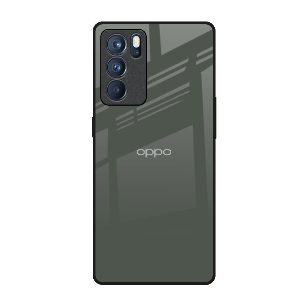 Charcoal Oppo Reno6 Pro Glass Back Cover Online