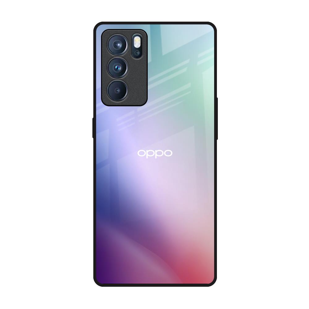 Abstract Holographic Oppo Reno6 Pro Glass Back Cover Online