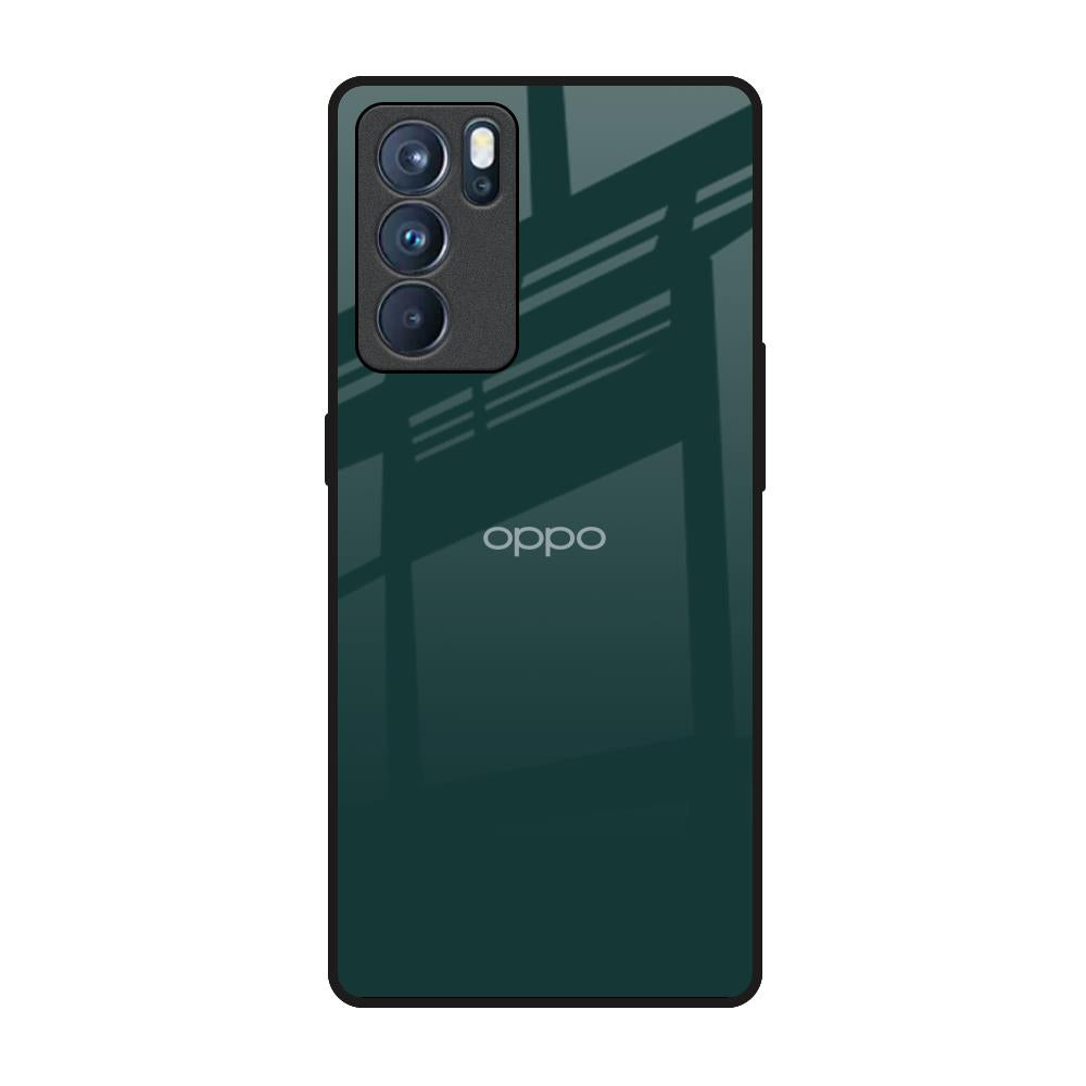 Olive Oppo Reno6 Pro Glass Back Cover Online