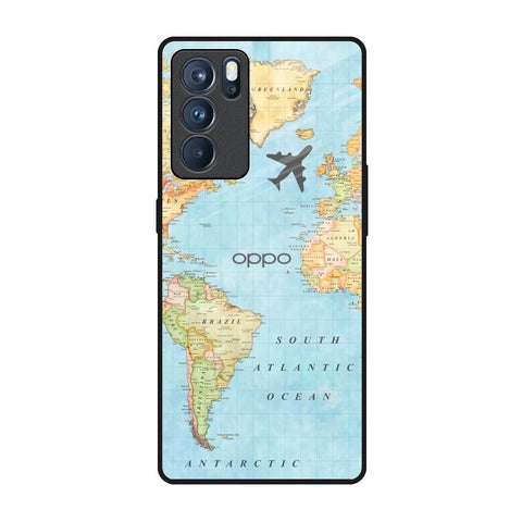 Fly Around The World Oppo Reno6 Pro Glass Back Cover Online