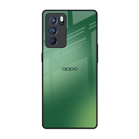 Green Grunge Texture Oppo Reno6 Pro Glass Back Cover Online