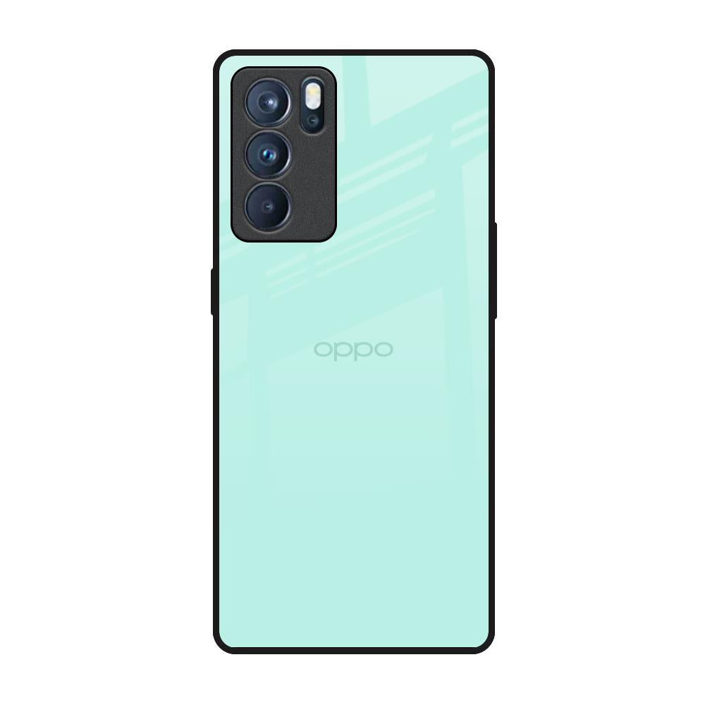 Teal Oppo Reno6 Pro Glass Back Cover Online