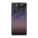 Grey Ombre Oppo Reno6 Pro Glass Back Cover Online