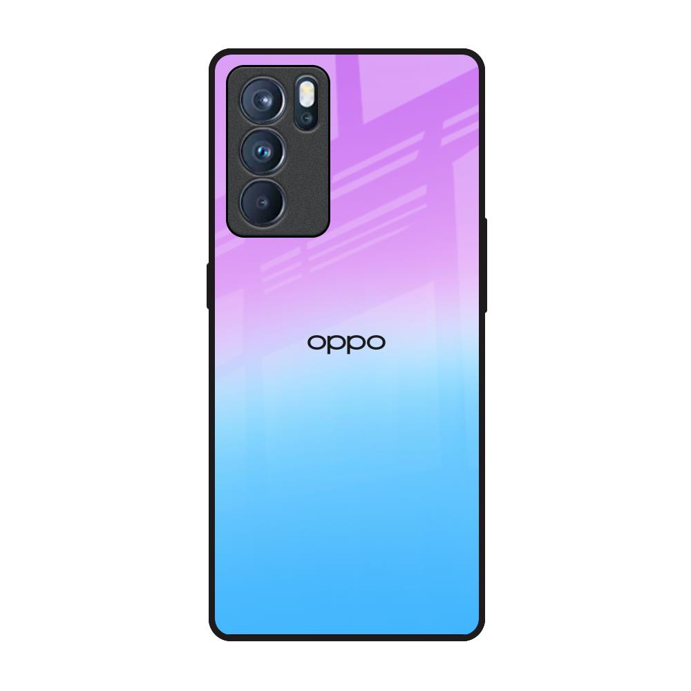 Unicorn Pattern Oppo Reno6 Pro Glass Back Cover Online