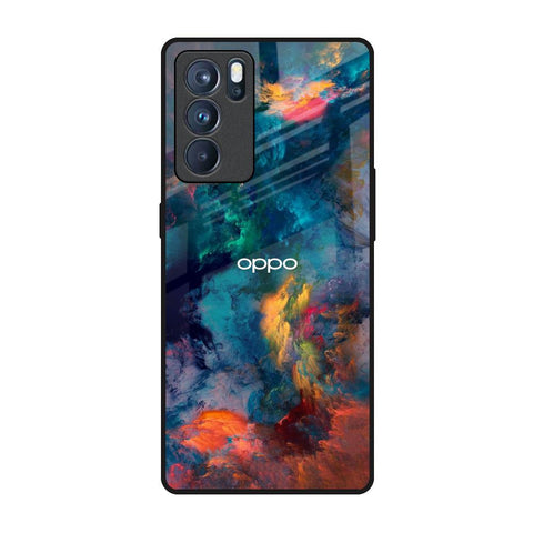 Colored Storm Oppo Reno6 Pro Glass Back Cover Online