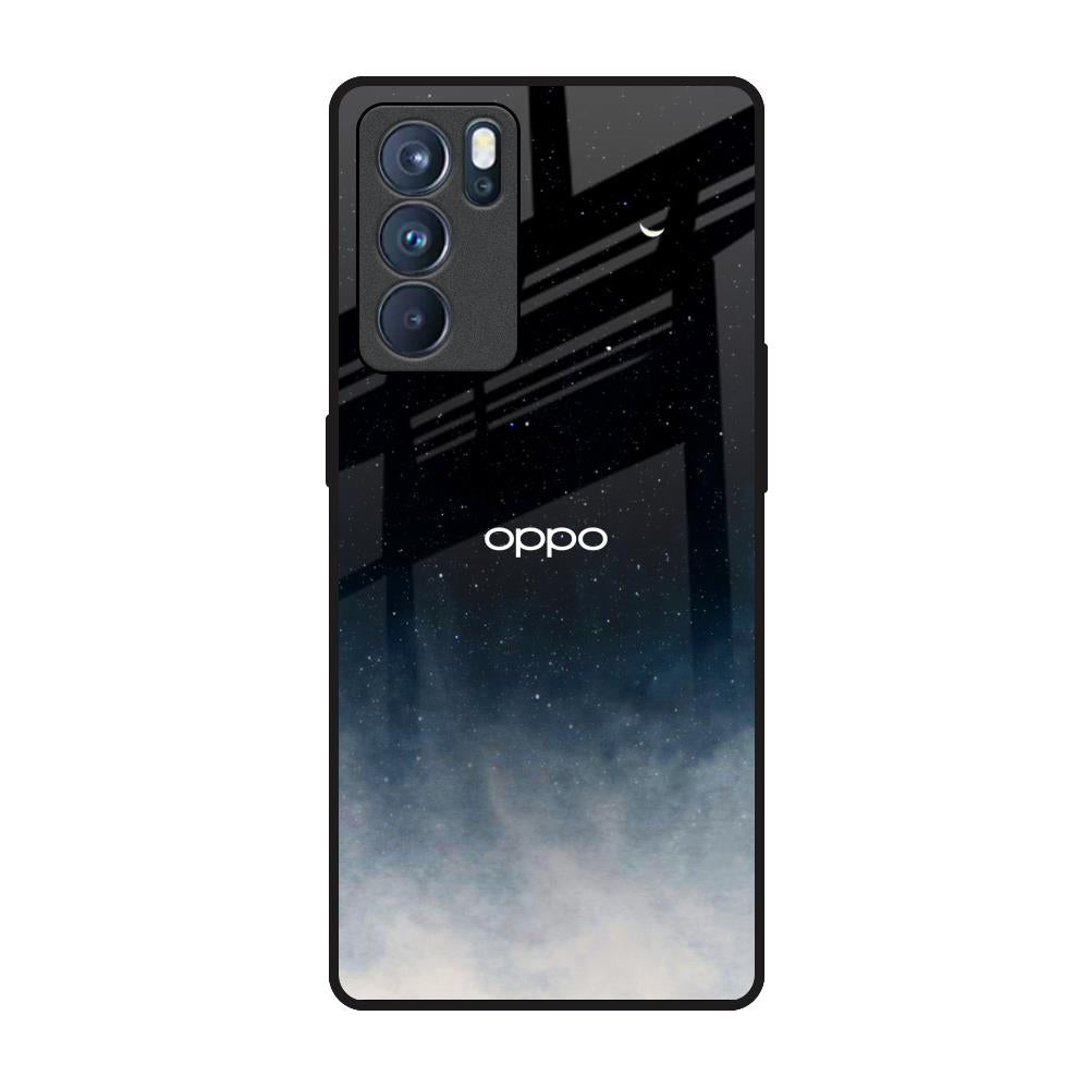 Aesthetic Sky Oppo Reno6 Pro Glass Back Cover Online
