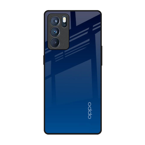 Very Blue Oppo Reno6 Pro Glass Back Cover Online