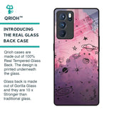 Space Doodles Glass Case for Oppo Reno6 Pro
