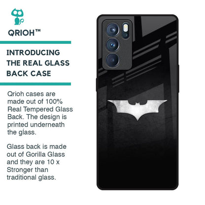 Super Hero Logo Glass Case for Oppo Reno6 Pro
