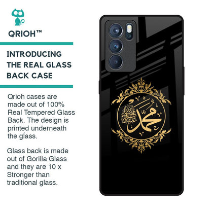 Islamic Calligraphy Glass Case for Oppo Reno6 Pro