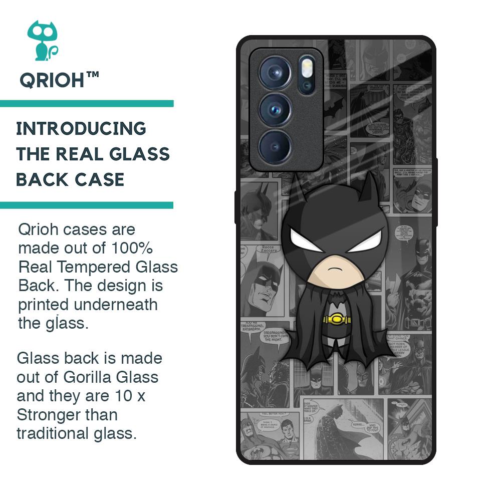 Cartoon Art Glass Case for Oppo Reno6 Pro