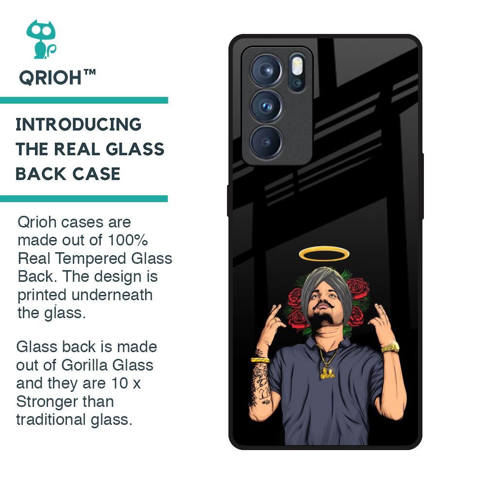 Punjabi Singer Poster Glass Case for Oppo Reno6 Pro