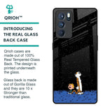 Night Sky Star Glass Case for Oppo Reno6 Pro