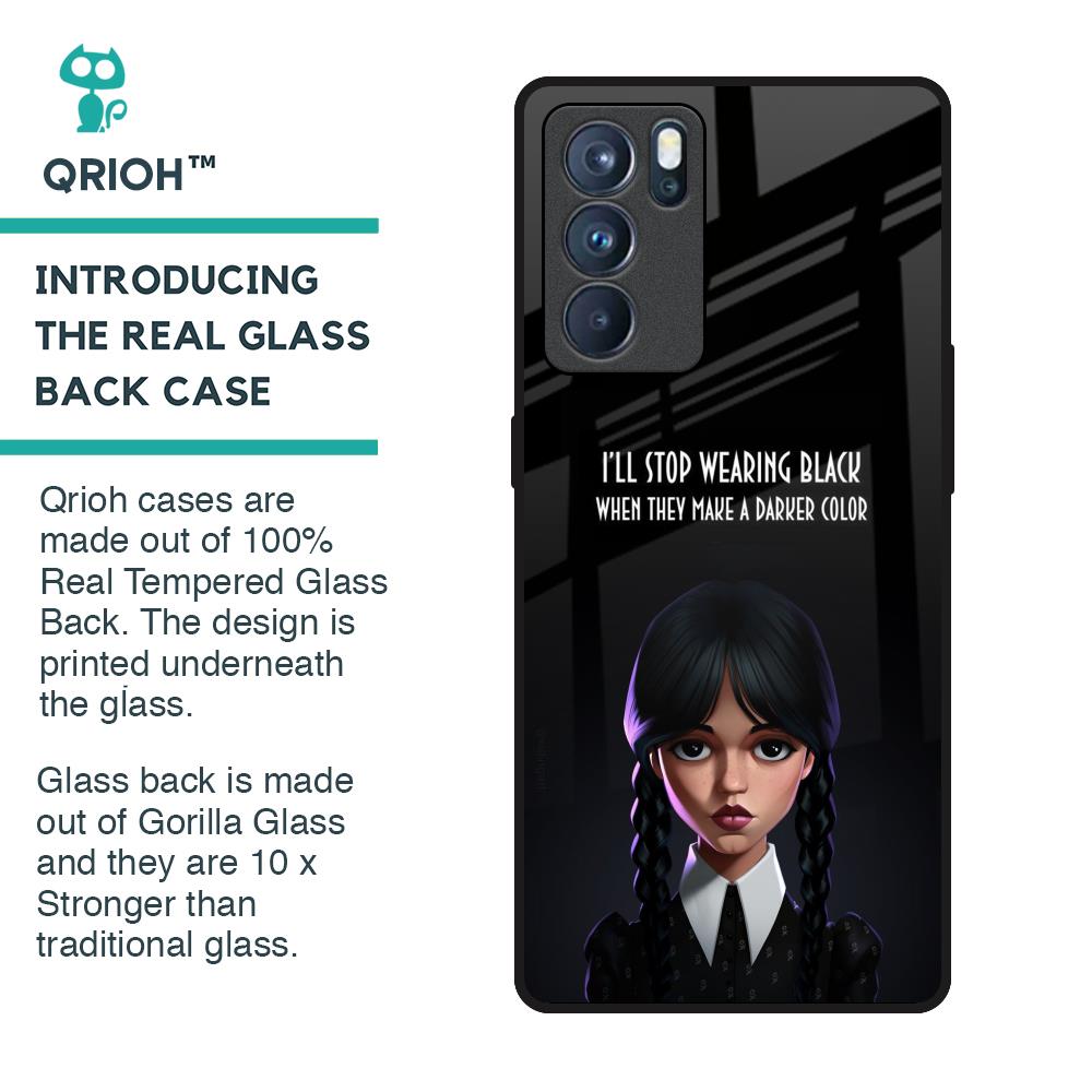 Aesthetic Digital Art Glass Case for Oppo Reno6 Pro