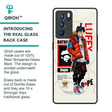 Bape Luffy Glass Case for Oppo Reno6 Pro