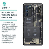 Skeleton Inside Glass Case for Oppo Reno6 Pro